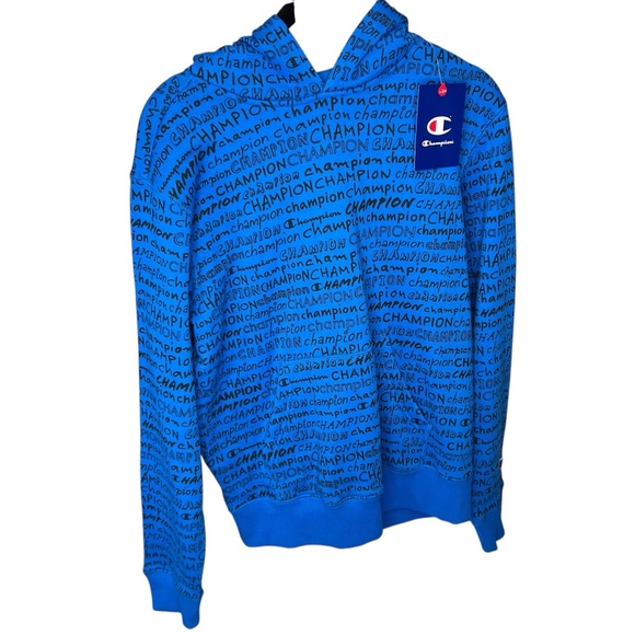 Champion Vibrant Blue Athletic Hoodie - Picture 2 of 7